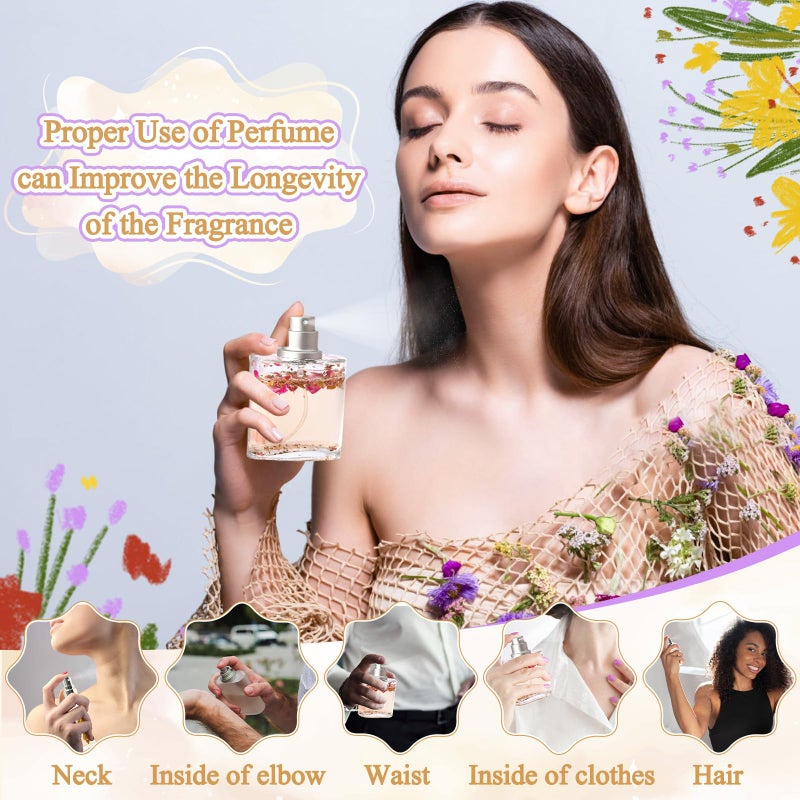 JUYRLE Perfume Making Kit- DIY Roller Perfume Making Kits for Women, Make Your Own Scent with Essential Oil, Bottle, Roller Fragrance Set, Fragrance Gifts for Women Girls - Image 4