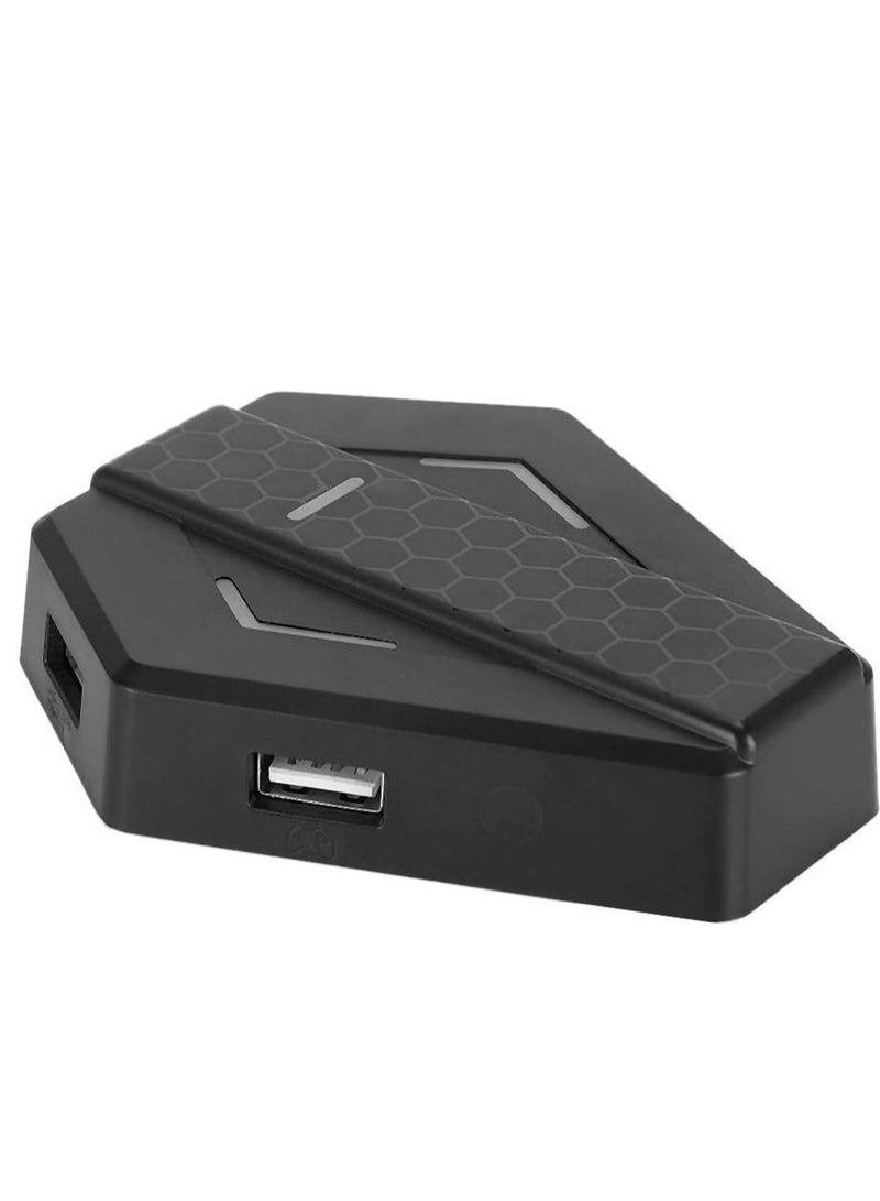 Y&D USB Keyboard and Mouse Adapter Converter for X-360/X-1/for PS3/for PS4/for N-Switch Game Console Gamepad(Black)  - Image 1