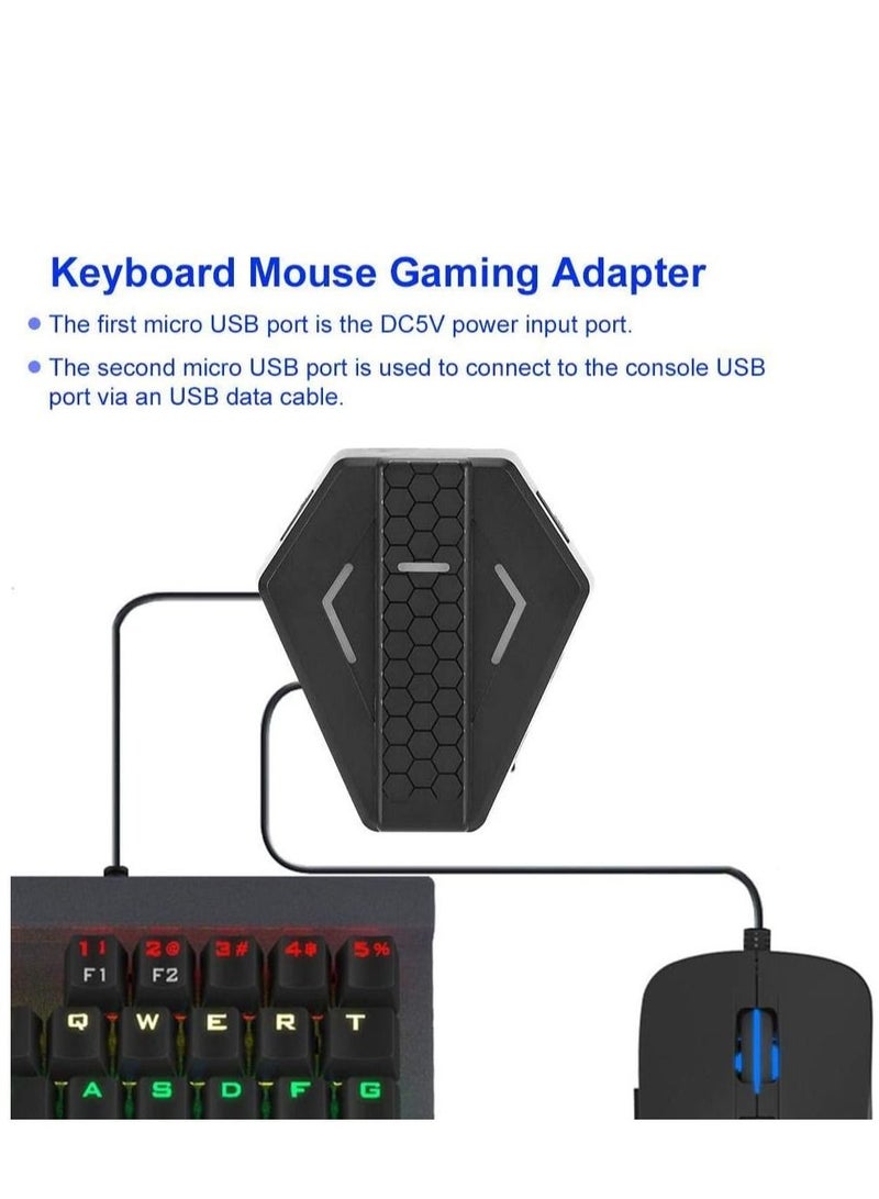 Y&D USB Keyboard and Mouse Adapter Converter for X-360/X-1/for PS3/for PS4/for N-Switch Game Console Gamepad(Black)  - Image 3
