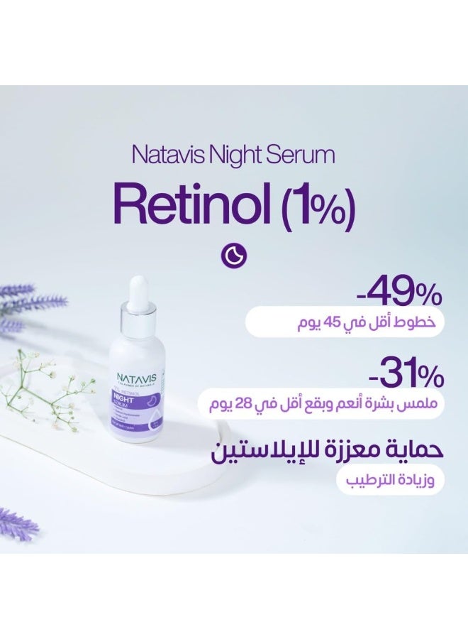 ناتافيس سيروم ريتينول 1% 30 مل + سيروم فيتامين سي 10% 30 مل + سيروم لتفتيح البشرة 30 مل - بشرة صحية ومتوازنة - تعزيز الترطيب - روتين تفتيح البشرة، من ناتافيس - Image 5