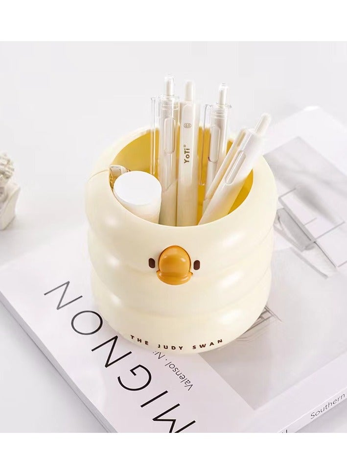 Generic Cream Color Pencil Holder, Table Storage, For Children, Students, and Also Can Used in Office, Tidy Your Desk  - Image 4
