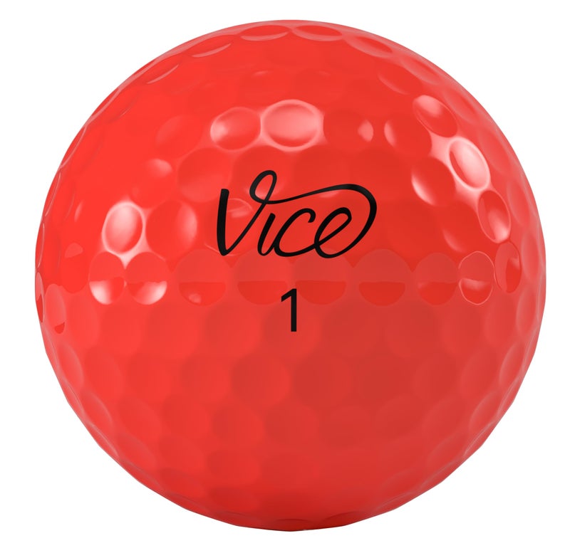 Vice Golf Pro Soft Golf Balls, Red - Image 2