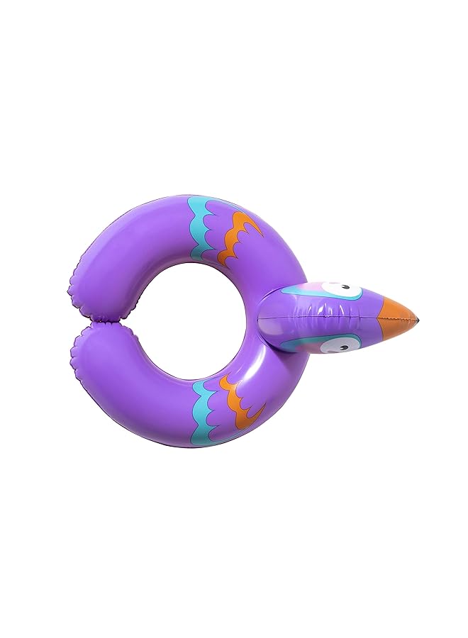 بست واي حلقة سباحة حيوانات السفاري 45×51 سم، بنفسجي - Image 4