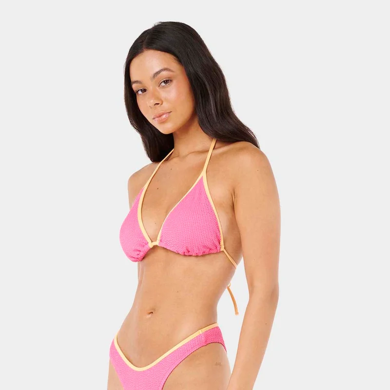 ريب كورل Luxe Surf D-DD Sliding Triangle Bikini Top - Women