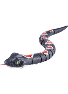 ROBO ALIVE Robo Alive Slithering Snake Series 2 Grey by ZURU Battery-Powered Robotic Light Up Reptile Toy That Moves  - Image 2