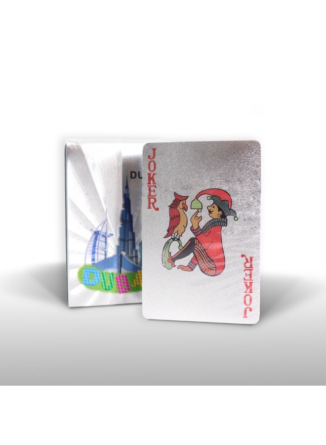 Al Jaber Dubai Silver Foil Souvenir Playing Cards – Landmark Edition - Image 3