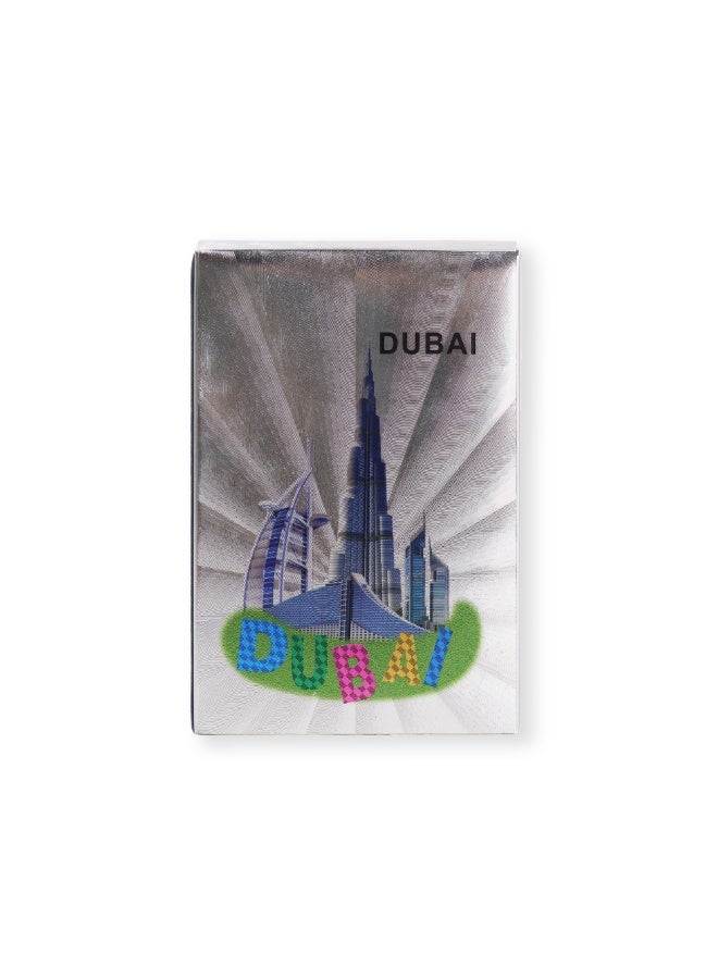 Al Jaber Dubai Silver Foil Souvenir Playing Cards – Landmark Edition - Image 1