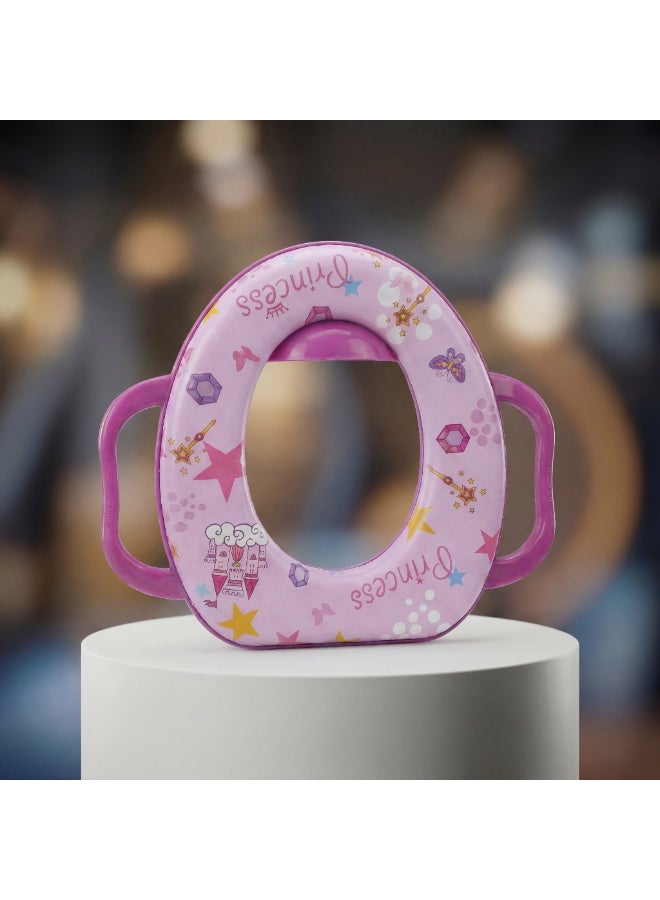 Premium Potty Training Seat for Toddlers with Handles & Splash Guard - Secure Baby Toilet Trainer Ring - Image 3