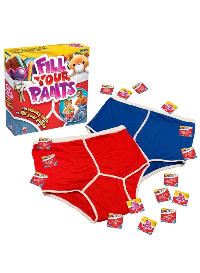 TOMY TOMY Fill Your Pants Game - Simple and Fast Paced Family Games for Kids and Adults - Kid Gifts and Activities for Family Night - Ages 6 Years and Up - Image 5
