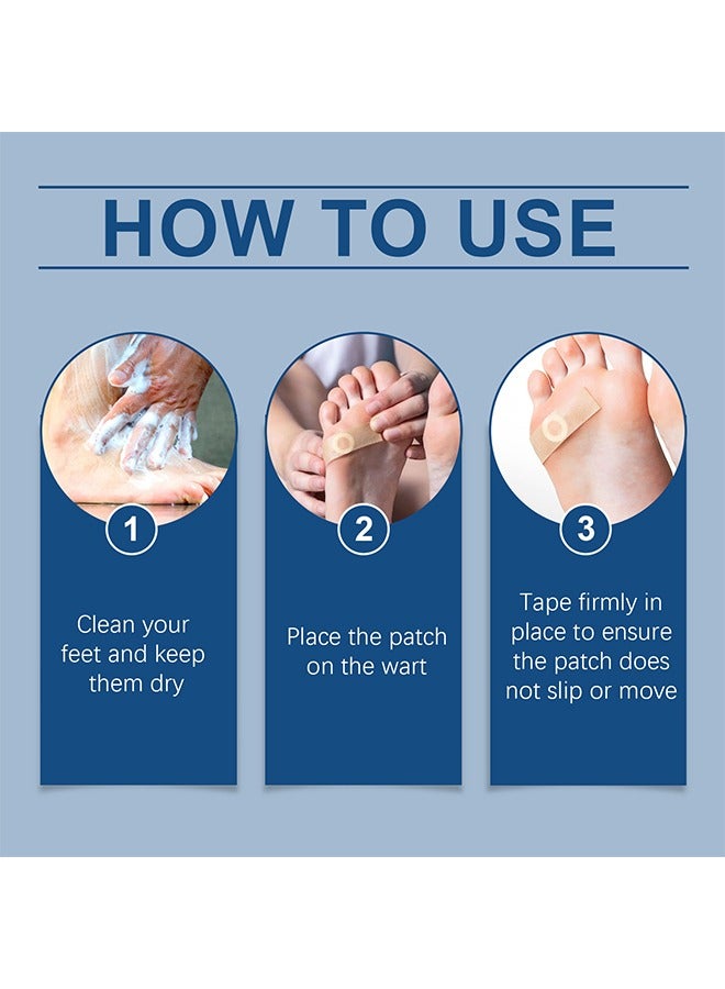 MQFORU 24 Pcs Foot Corn Removal Plaster, Corn Callus Treatment for Feet, Foot Care Cushions fir Relief Pain From Calluses Corns Blisters  - Image 4