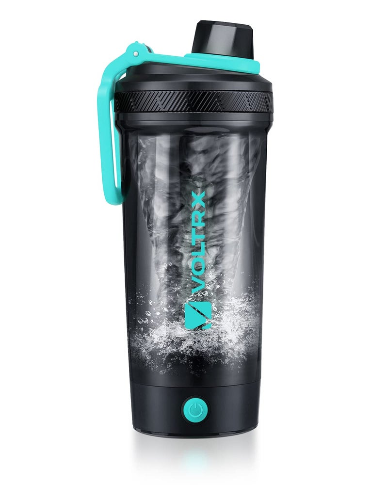 VOLTRX Shaker Bottle Gallium USB C Rechargeable Electric Protein Mixer Shaker Cups for Protein and Meal Replacement Shakes BPA Free Made with Tritan 24oz