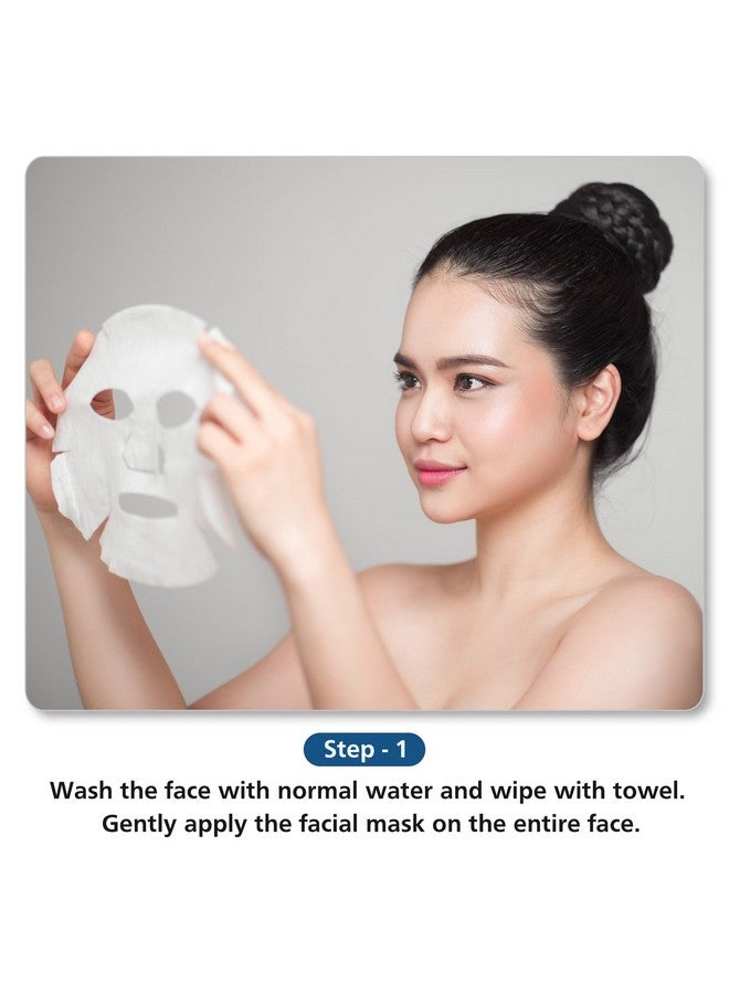 MIRABELLE Cosmetics Korea Charcoal Facial Sheet Mask (Pack Of 6)  - Image 3
