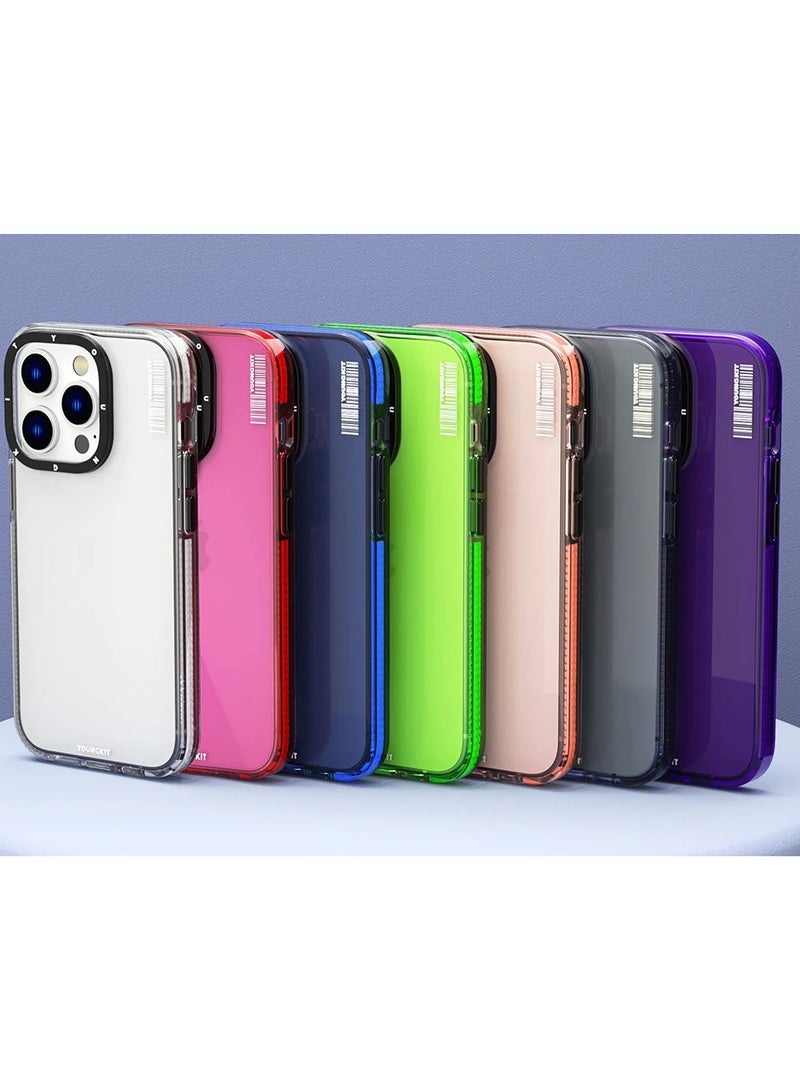 YOUNG KIT Young Kit Crystal Protective Magsafe Apple iPhone 15 Pro max Case - Blue Color  - Image 2