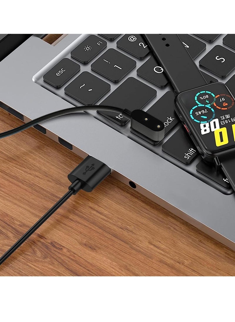 ELTRAZONE Charger Compatible with Huawei Watch Fit, USB Charging Cable Cord Base Dock Charger Adapter Stand For Huawei Band 6/7/8 smartwatch (Black) - Image 5