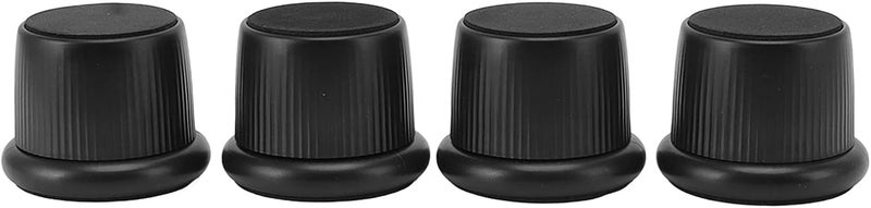 Height Adjustable Furniture Risers, 4Pcs ABS Non Slip Pads for Sofa Bed Table - Wear Durable, Protects Floors and Stabilizes Furniture (Black) - Image 1