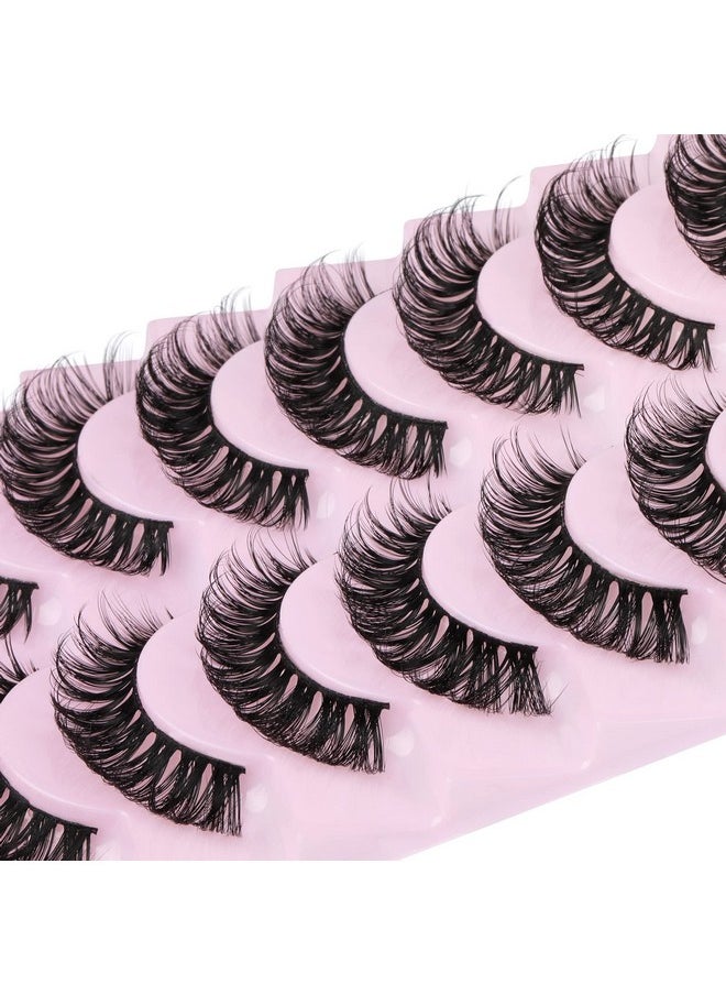 Eyelashes Russian Strip Lashes D Curl Fluffy Wispy Natural Cat Eye False Lashes Look Like Eyelash Extensions 10 Pairs By Yawamica - pzsku/Z02A64409F5861E5FCA8DZ/45/_/1707975360/f27cbcb6-c9d3-48b6-b2de-a98dbea95922