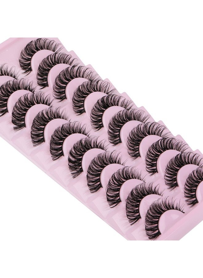 Eyelashes Russian Strip Lashes D Curl Fluffy Wispy Natural Cat Eye False Lashes Look Like Eyelash Extensions 10 Pairs By Yawamica - pzsku/Z02A64409F5861E5FCA8DZ/45/_/1707975366/a5d5d81a-6cc9-4ff9-b31c-6dbe64a45b92