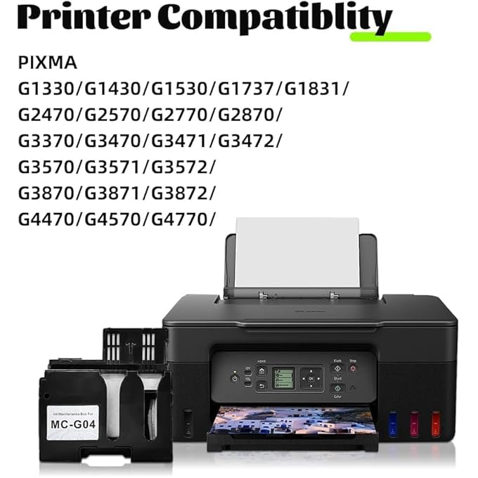 MC-G04 MAINTENANCE CARTRIDGE PIXMA G3470 PIXMA G4470 G3030 PRINTERS - Image 2