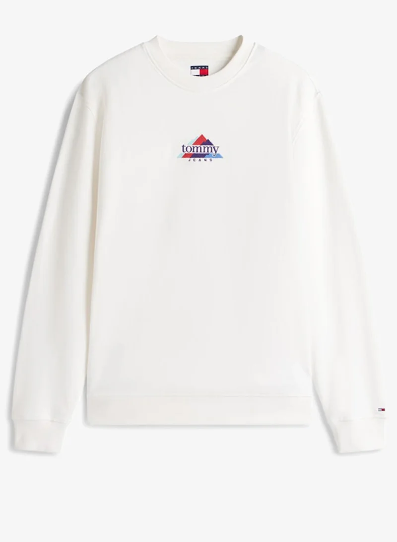 TOMMY JEANS  Regular Dna Play Crew Neck Sweatshirt for Men | Best Price UAE