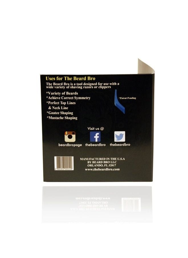 Beard Bro - The Beard Bro- 7 Tools in 1 Professional Beard Shaping Tool For Perfect Lines and Symmetry- THE FIRST & ORIGINAL - Image 1
