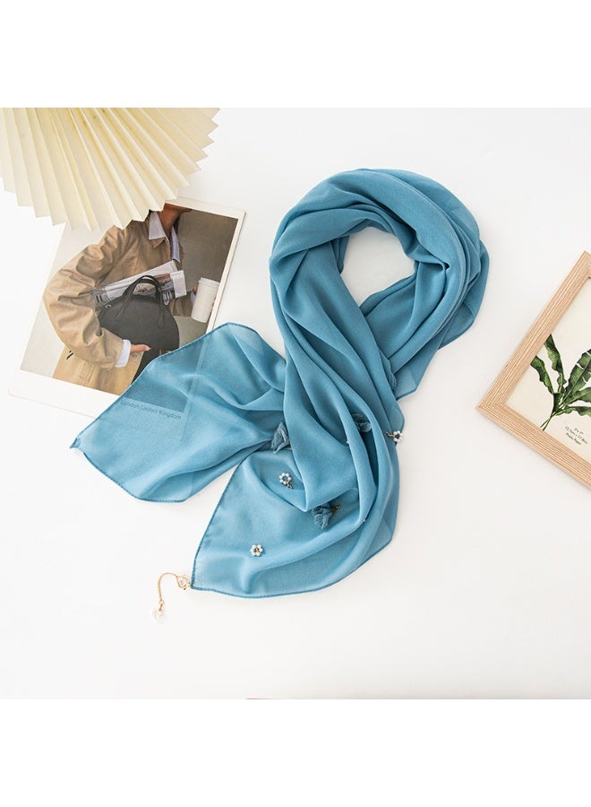 Nariele طرحة جديدة مع قلادة لؤلؤة زهرية - Image 1