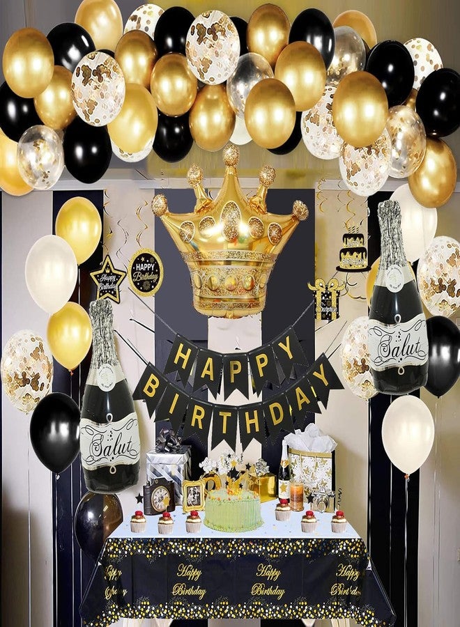 DYT 4PCS Black Champagne Bottle Mylar Balloons Salut Foil Aluminum Balloon Birthday Party Supplies Bab Shower Wedding Engagement Party Decorations - Image 4