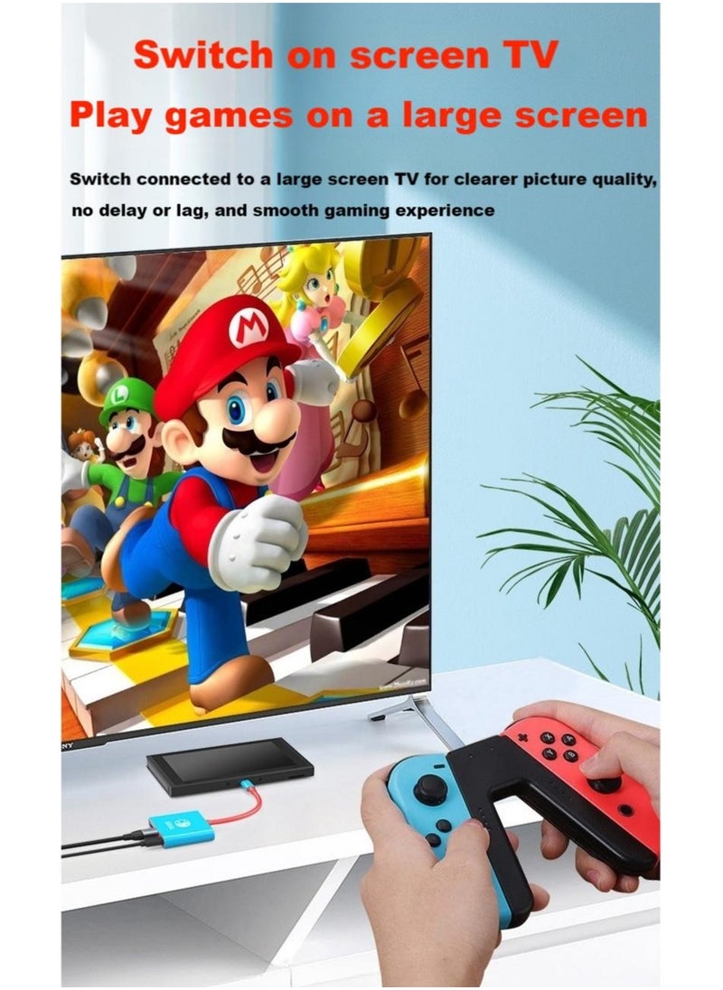 3 in 1 Nintendo Video Adapter for SWTCH/Notebook/Phone/Tablet, Typec to HDMI three in one hub expansion dock 4k video converter Nintendo Switch dock expansion dock Game console accessories  - Image 2