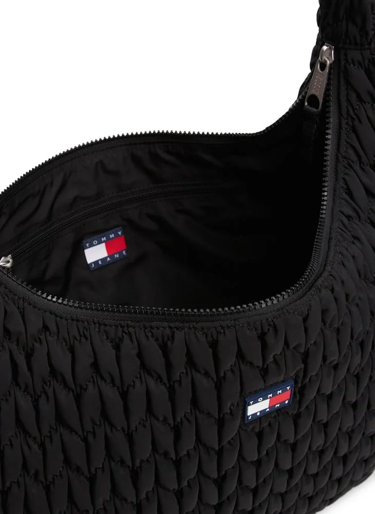 TOMMY JEANS Logo Quilted Crossbody Bag