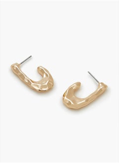 FOREVER 21 Hammered Geo Drop Earrings  - Image 4