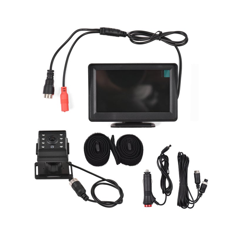 Baby Car Monitor 1080P Monitor Camera for Baby Rear Facing Seat 4.3 Inch Car Seat Mirror Display 150° Wide View Night Vision Baby Car Mirror Camera Easy Installation - Image 2