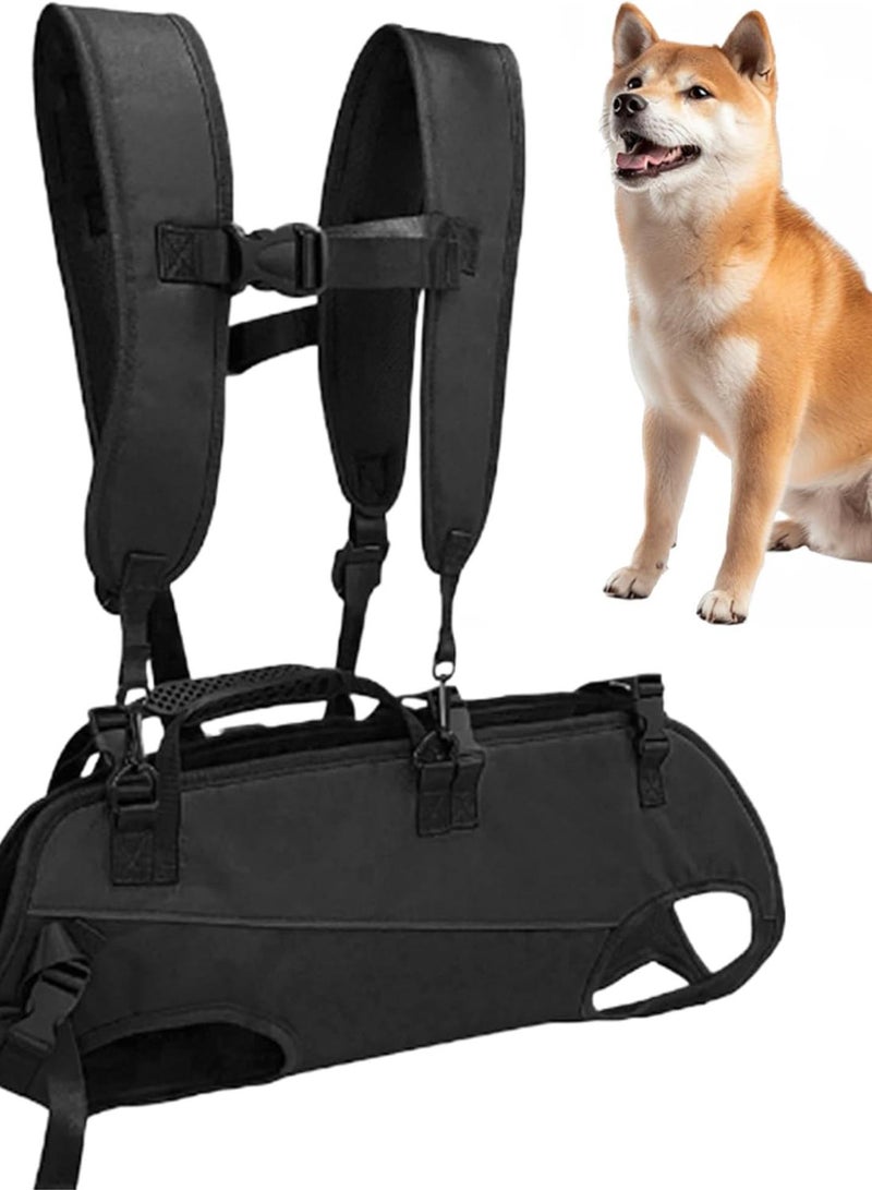 GGOOT Dog Hiking Backpack - Dog Support Harness, Portable Slings | Adjustable Leg Support with Lift Handle, Adjustable Lifting Harness, Pet & Rehabilitation Sling Lift for Pets - Image 1