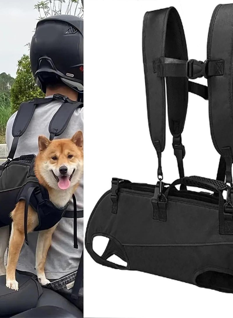 GGOOT Dog Hiking Backpack - Dog Support Harness, Portable Slings | Adjustable Leg Support with Lift Handle, Adjustable Lifting Harness, Pet & Rehabilitation Sling Lift for Pets - Image 3