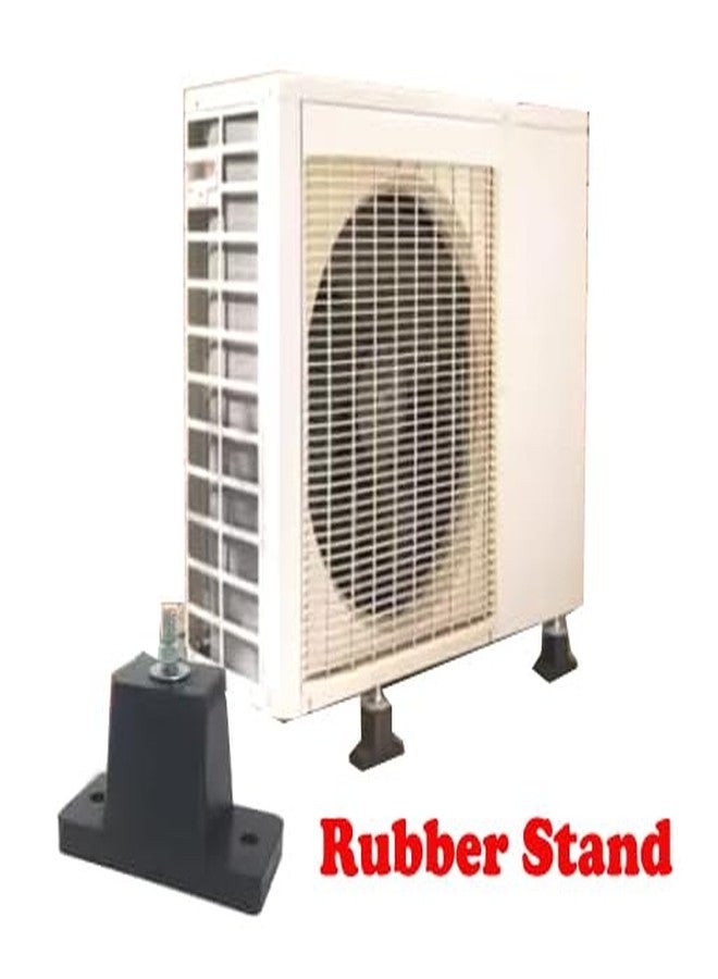 Marshland Rubber Stand AC Outdoor Unit AC Stand Heavy Duty 1 Ton 1.5 Ton 2 Ton Anti-Vibration Rubber AC Stand Outdoor Unit Support Mounting Bracket Pack of 4 - Image 5