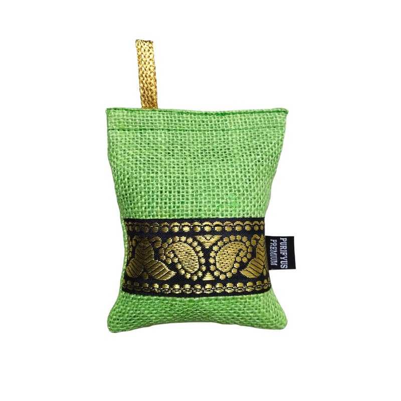 Purifyus Premium Purifyus Premium Green200 GramActivated Carbon Air Purifying Bag GranuleNatural Odor Absorber For Clean And Fresh Indoor Air - Image 1