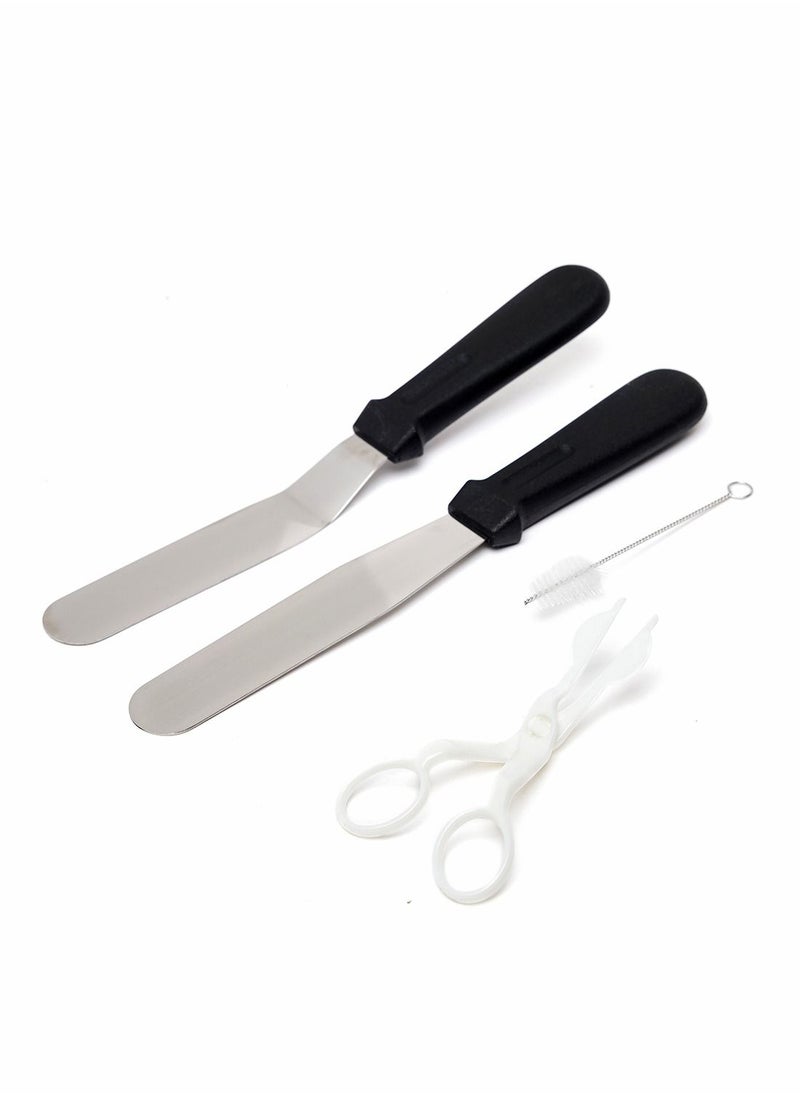 Amal Hot Sell 106Pcs Cake Decorating Kit Diy Cake Turntable Set Pastry Tube Fondant Tools Set  - Image 4