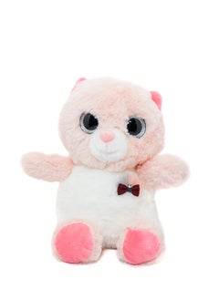 Toto Toys Plush Bear With Big Ty Eyes Pink Color 23 Size  - Image 1