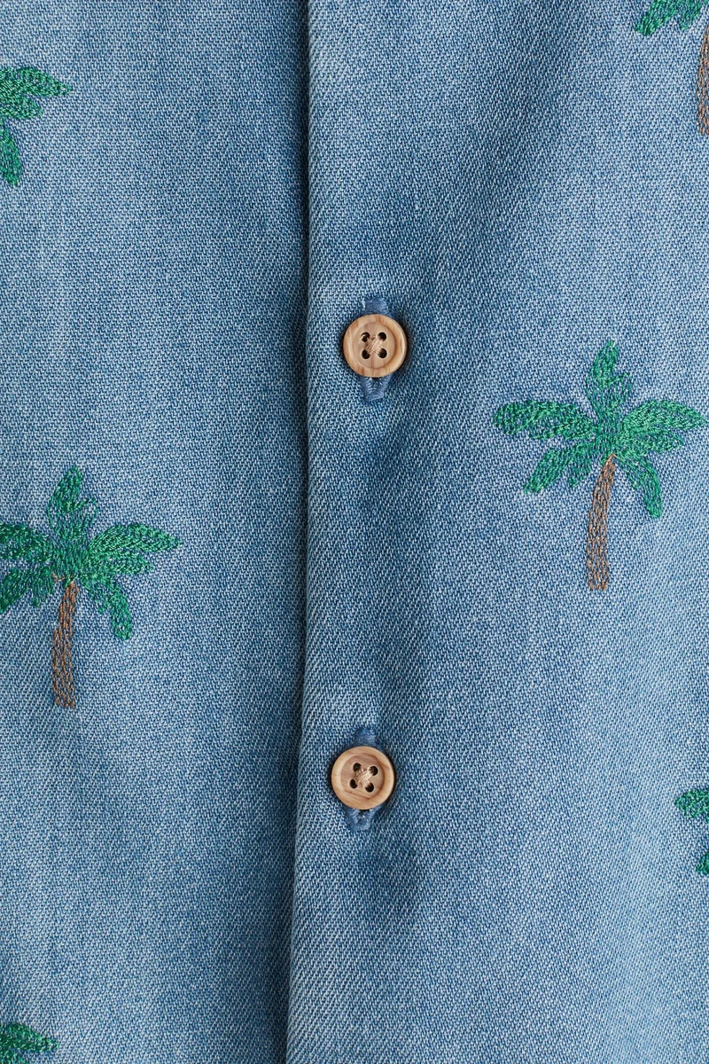 اتش اند ام بدلة رومبر بتطريزات