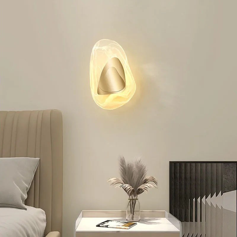 Luxury Crystal Wall Lamp Bedroom Bedside Decoration Modern Living Room Background Wall Lamp Creative Led Indoor Lighting - Image 2