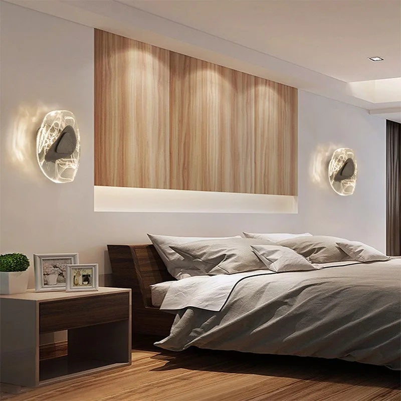 Luxury Crystal Wall Lamp Bedroom Bedside Decoration Modern Living Room Background Wall Lamp Creative Led Indoor Lighting - Image 4