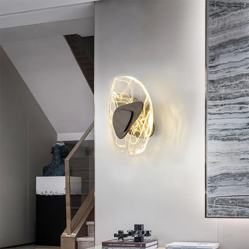 Luxury Crystal Wall Lamp Bedroom Bedside Decoration Modern Living Room Background Wall Lamp Creative Led Indoor Lighting - Image 3