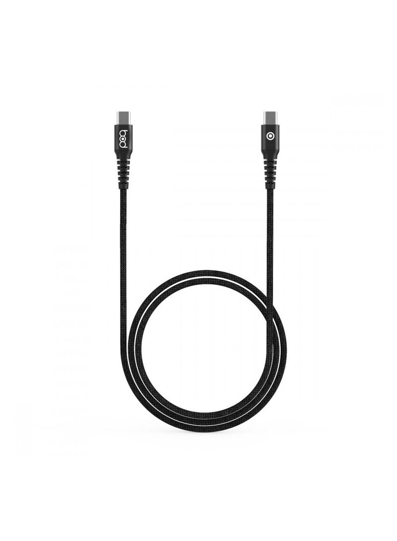 BOD Type-C to Type-C Cable Black 1 Meter - Image 3