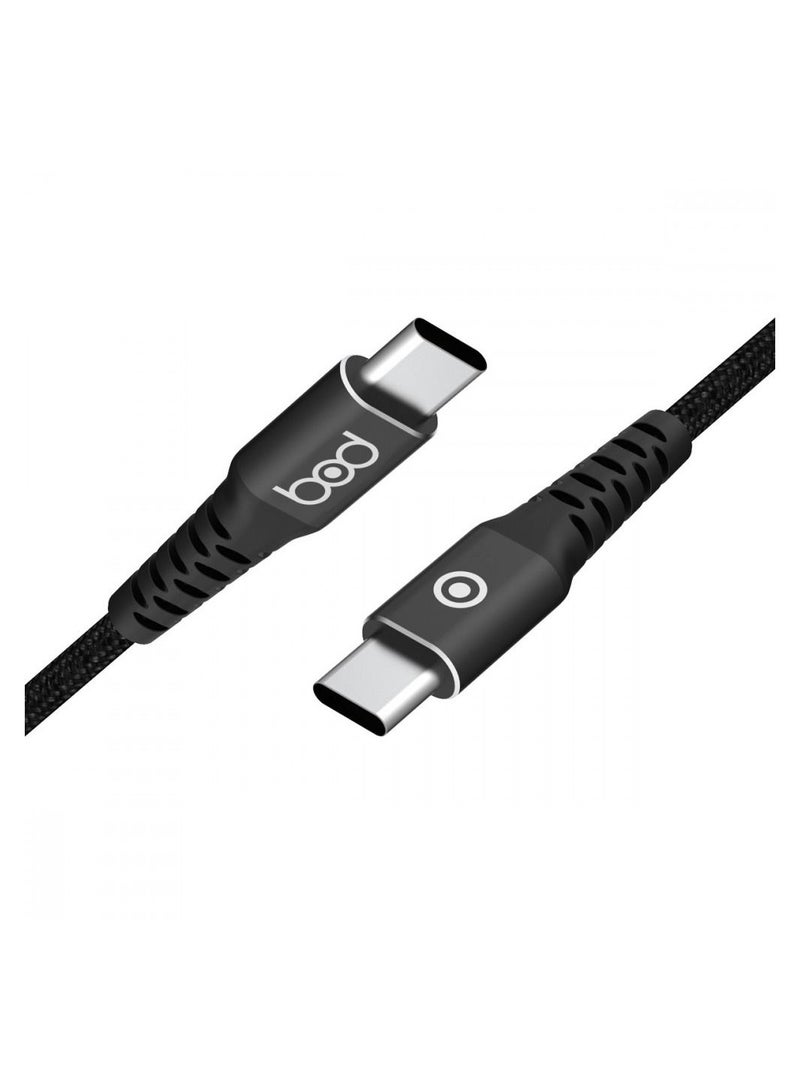 BOD Type-C to Type-C Cable Black 1 Meter - Image 4
