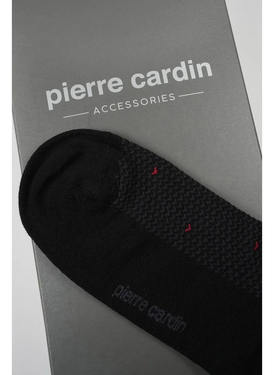 بيير كاردان 3072 Black Single Sneakers Bamboo Men's Socks