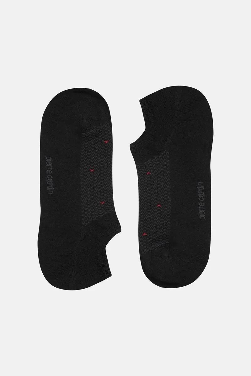 بيير كاردان 3072 Black Single Sneakers Bamboo Men's Socks