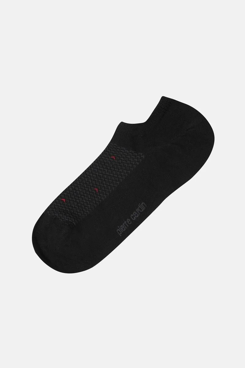 بيير كاردان 3072 Black Single Sneakers Bamboo Men's Socks