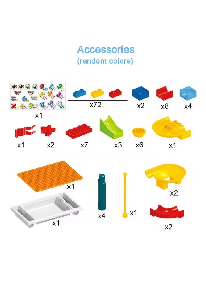 114-Piece Kids Activity Table - Building Blocks, Play, Storage, and Learning in One