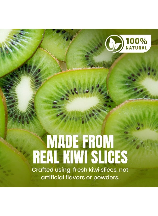 Karish Crunchy Bites Freeze-Dried Kiwi Snacks - 100% Real Frozen Fruit - Light, Crispy & Healthy Go-To Snack - No Added Sugar - 45 g - Image 4