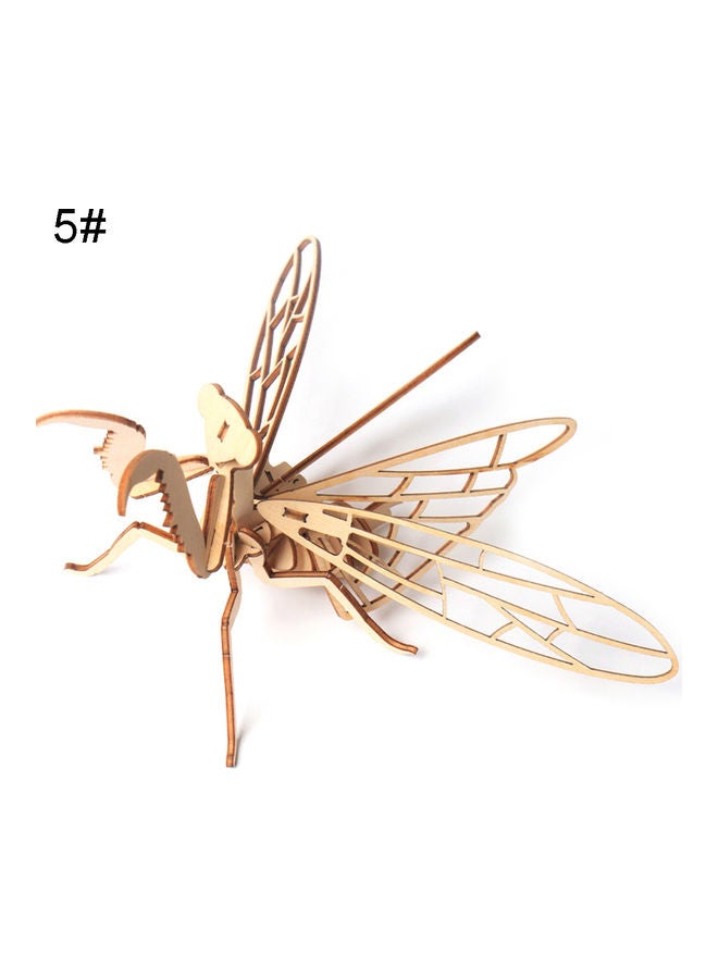 3D Wooden erfly Insect Model Puzzle - Image 1