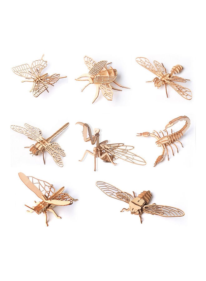 3D Wooden erfly Insect Model Puzzle - Image 2