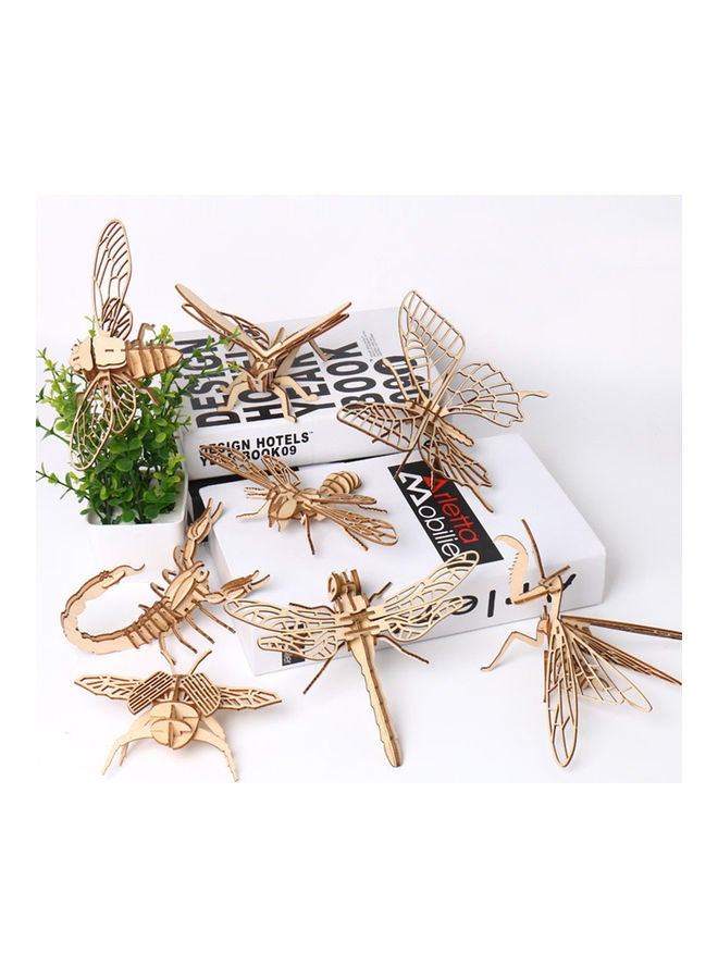 3D Wooden erfly Insect Model Puzzle - Image 3